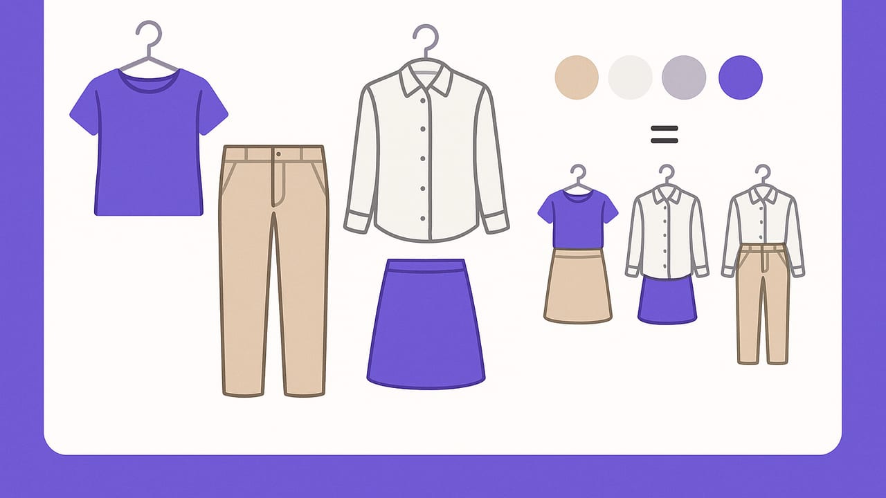 Mix and Match Clothing: Formulas, Color Palettes, Pro Tips