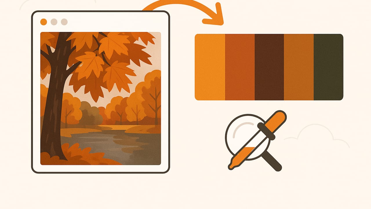 Create Fall-Inspired Color Schemes from Photos: Pro Guide