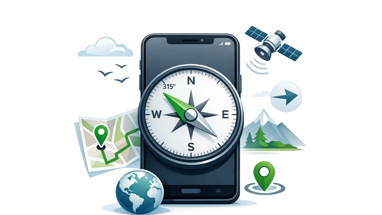 Navigation Compass App Guide: Bearings, Declination, and Offline Use