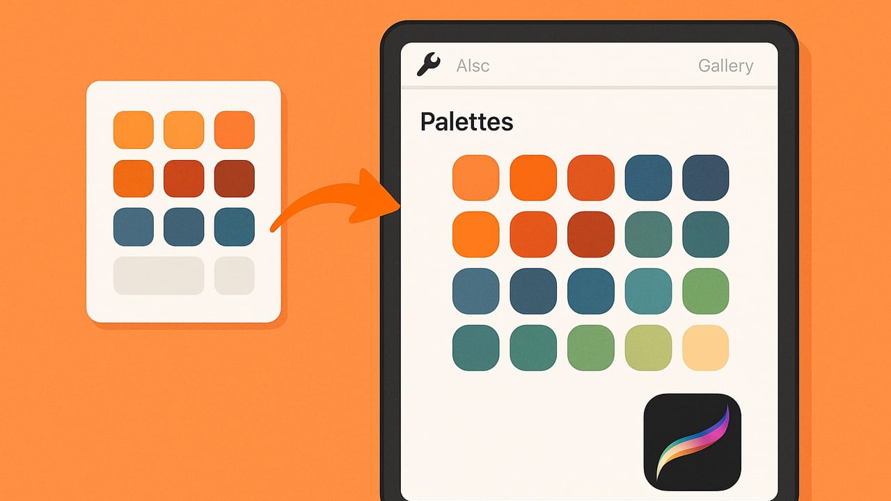 Export a Color Palette to Procreate on iOS: Step-by-Step Guide