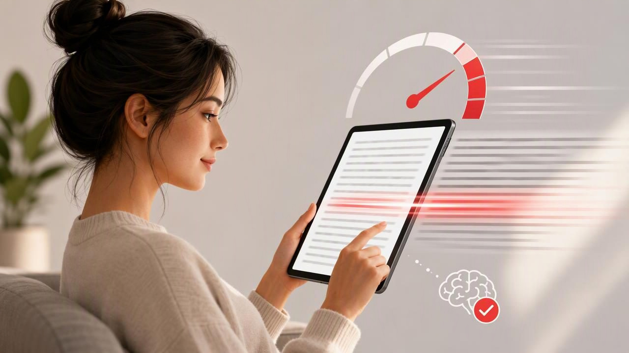 How to Turn Text Into Speed Reading Mode Without Losing Focus