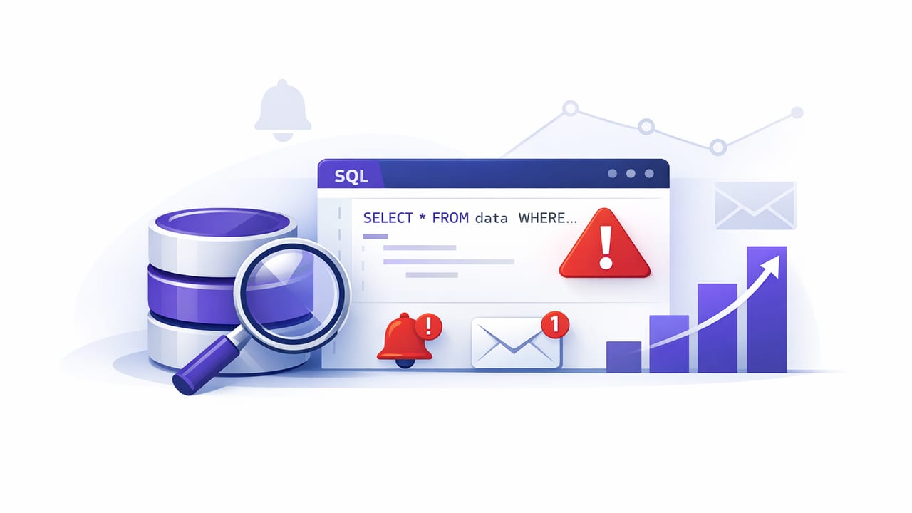 SQL Alerts That Don’t Wake You Up: Actionable Monitoring Patterns