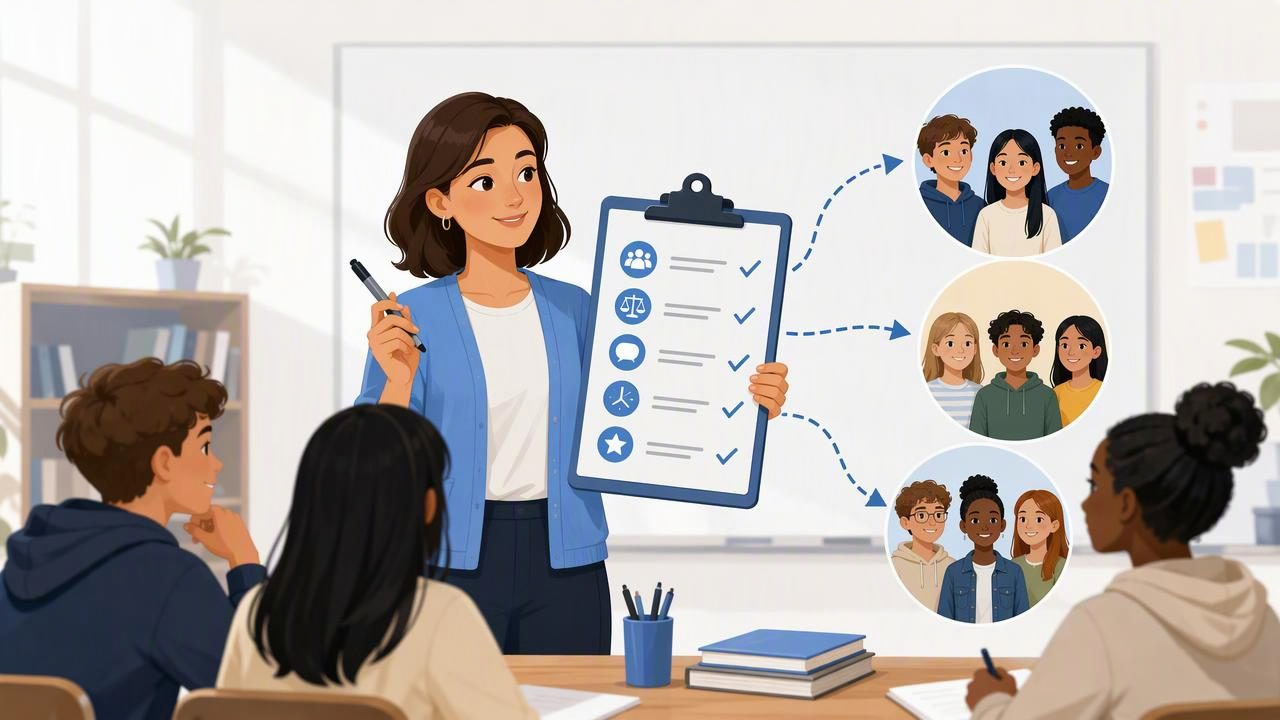 Split People Into Teams: Classroom Picker Checklist
