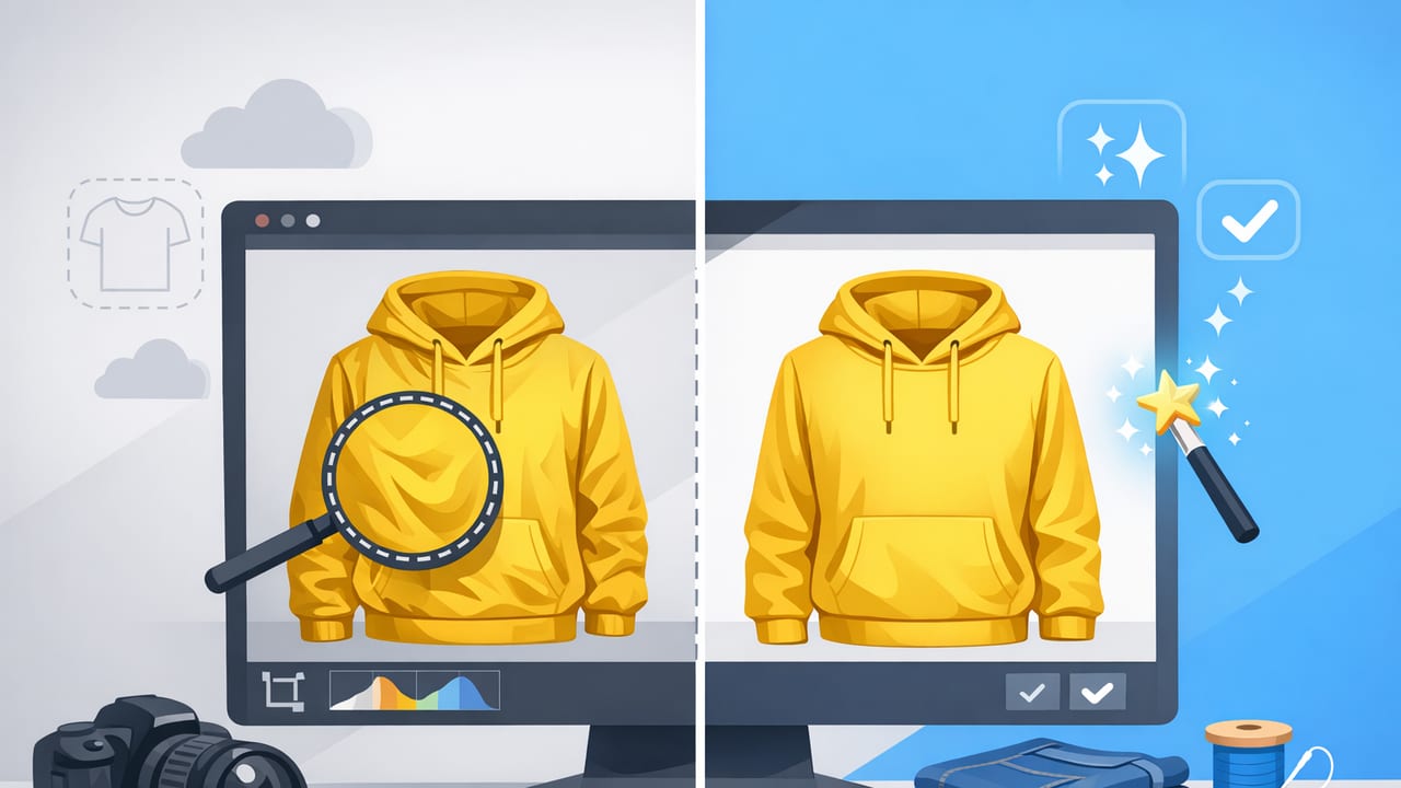 Garment Photo Retouching: A Practical Guide for Clean Listings
