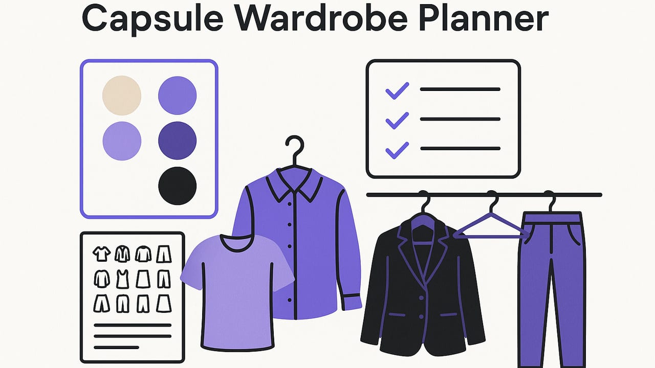 Capsule Wardrobe Planner: A Step-by-Step System That Works