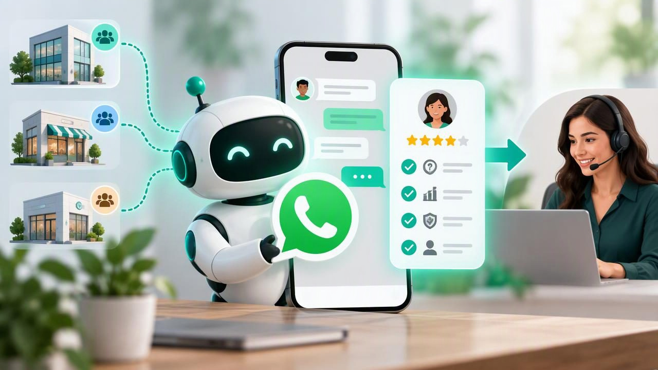 Cómo calificar leads por WhatsApp en un espacio multi cliente de IA