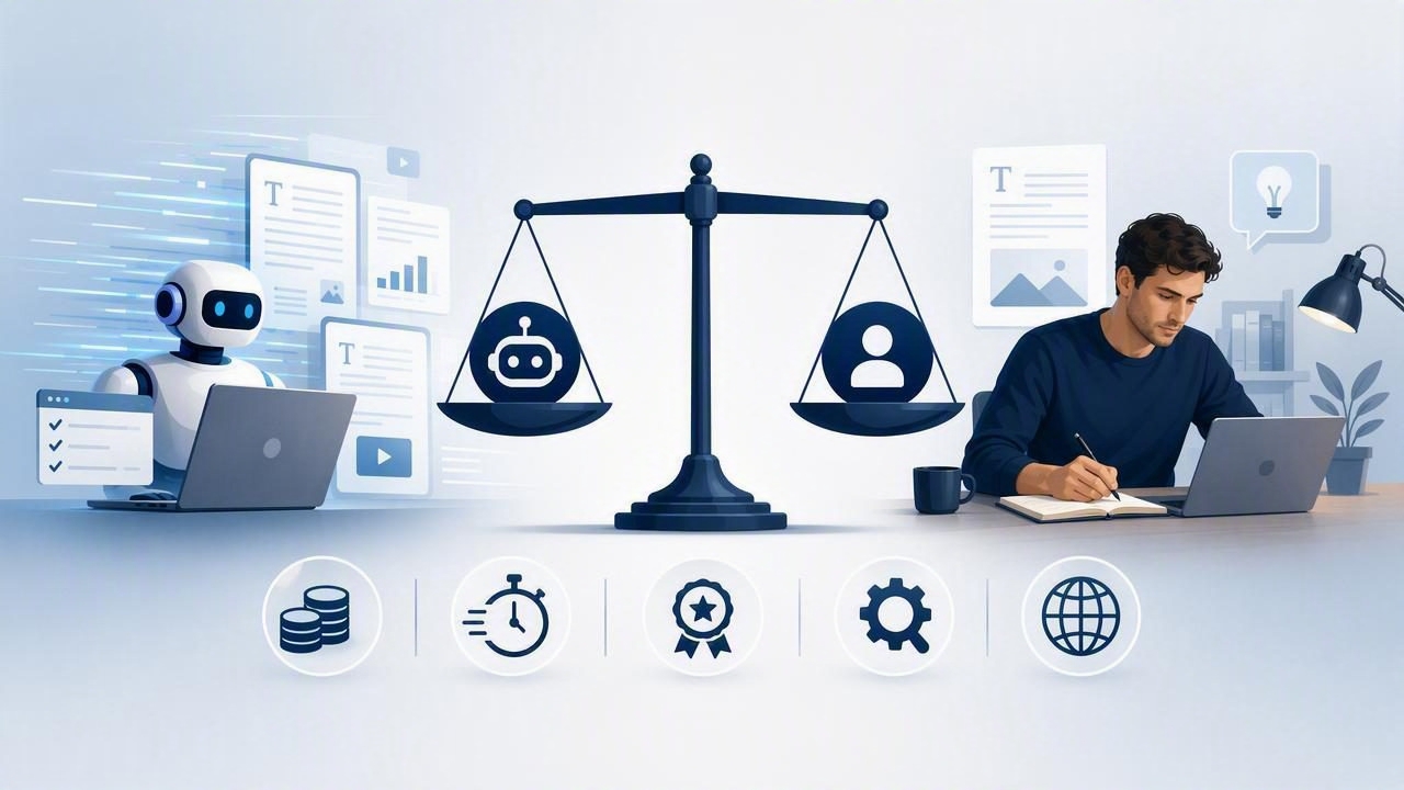 Automated Writing Services vs Freelancers: An SEO-First Comparison