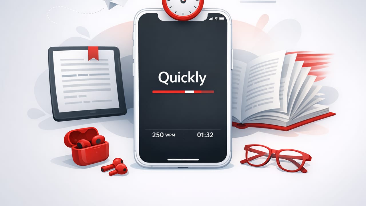 RSVP Speed Reading on iOS: A Focused Setup for Faster Reading