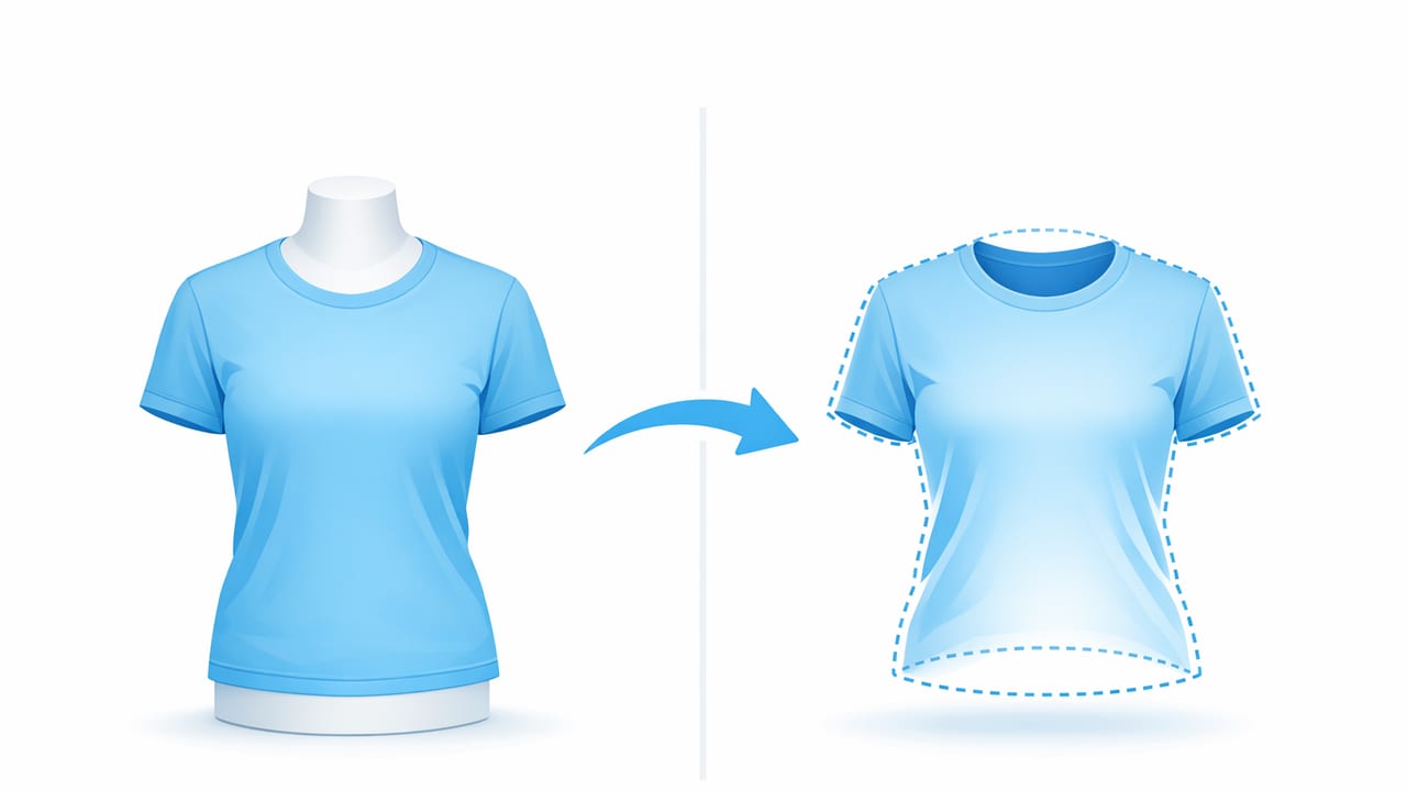 How to Create Ghost Mannequin Effect for Shirts (Step-by-Step)