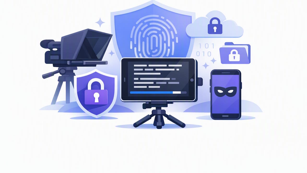 Privacy-First iPhone Teleprompter Workflow (No Cloud Needed)