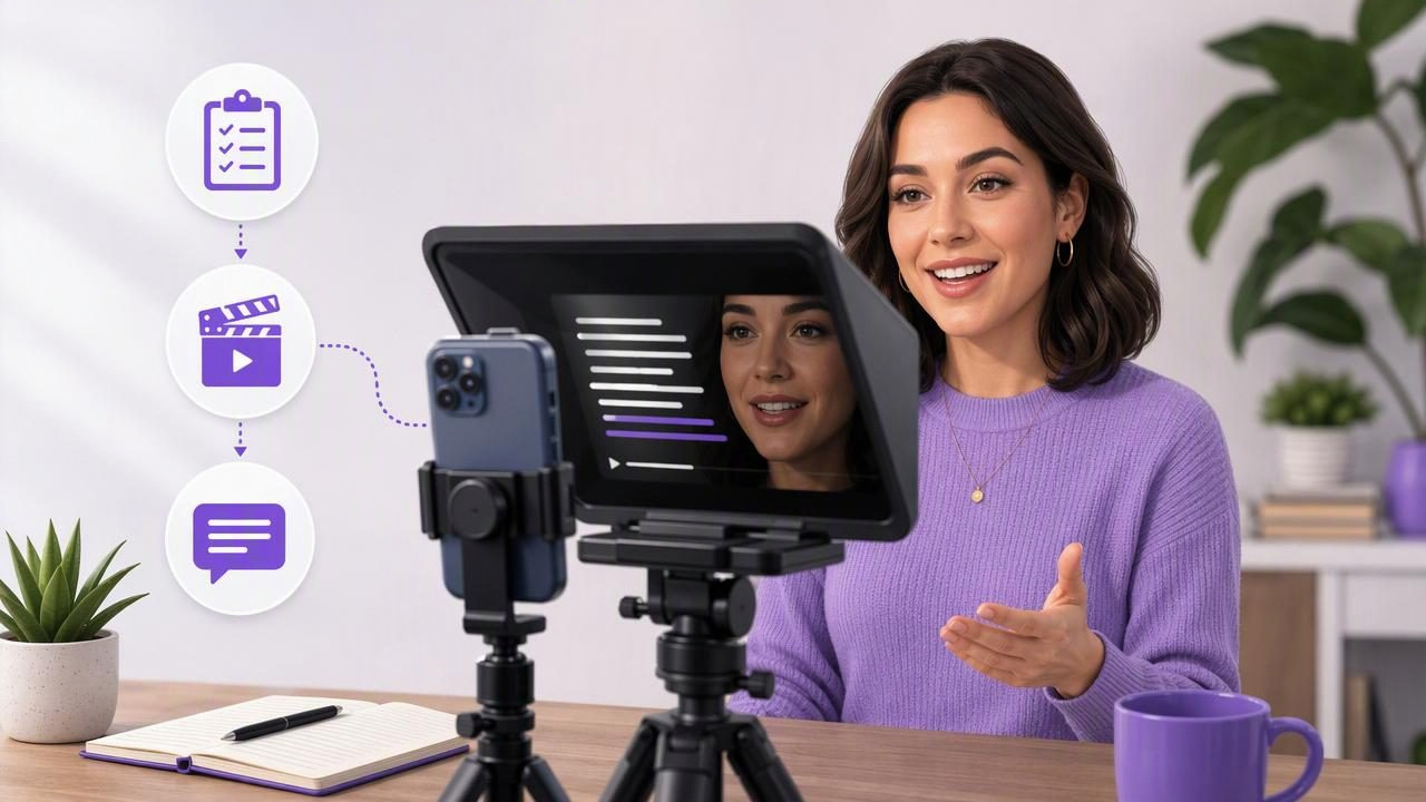 Video Teleprompter Guide for Social Media Managers