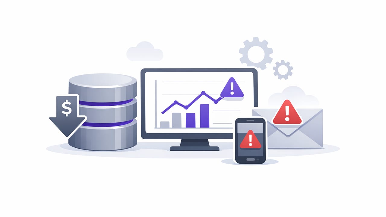 Low-Cost Database Alerting for Startups: Practical Patterns That Scale