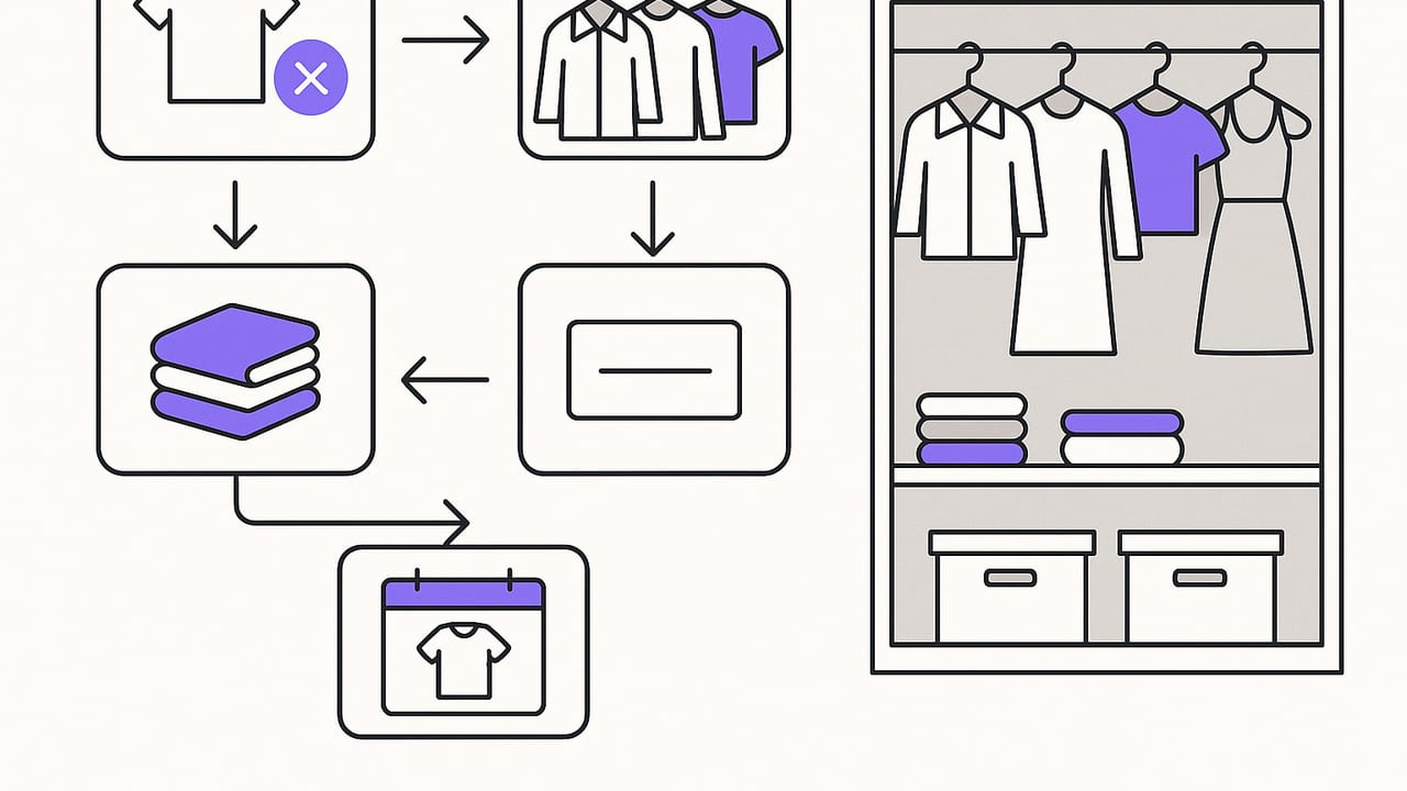 How to Organize Clothes: A Practical System You’ll Stick With