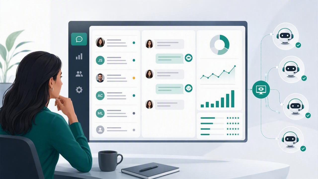 Portal de clientes con marca propia: supervisa conversaciones