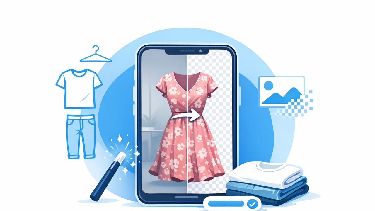 How to Use an App to Remove Background for Clothes (Clean Listings)