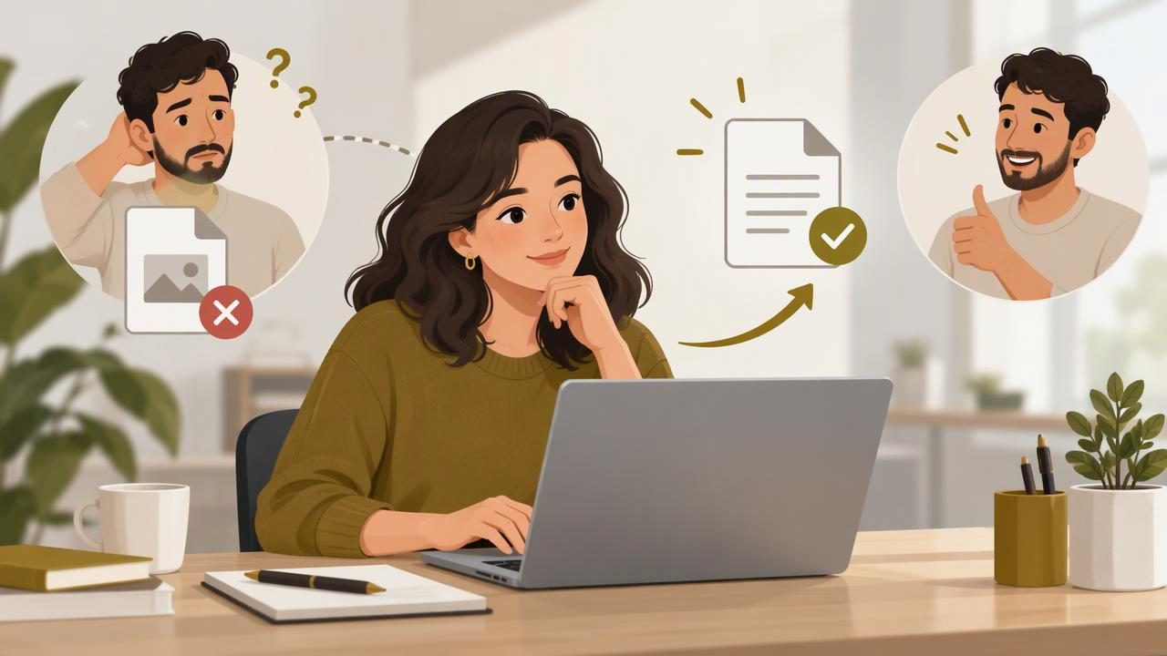 Cómo explicar a un cliente que envió el archivo equivocado