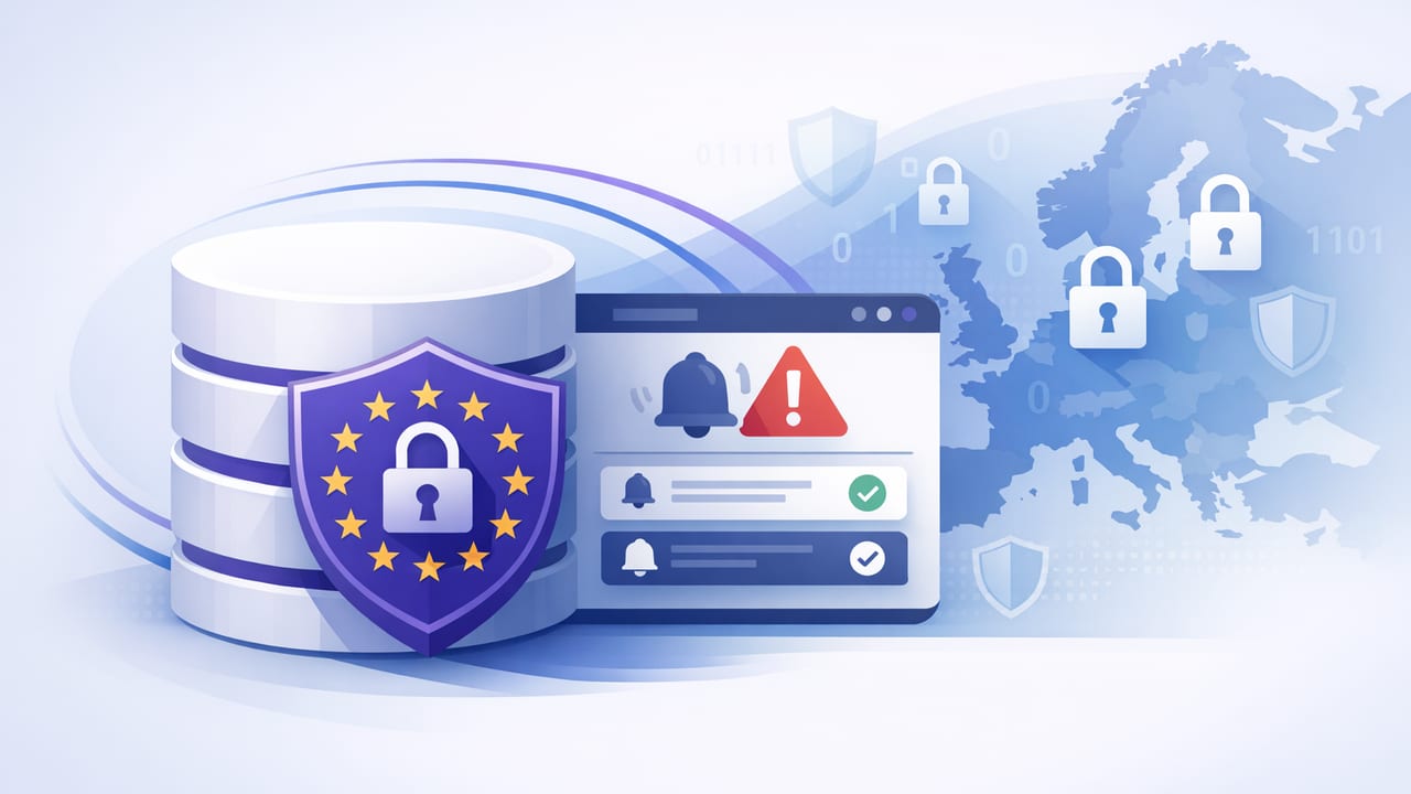 GDPR-Friendly Database Alerting in Europe: A Practical Guide