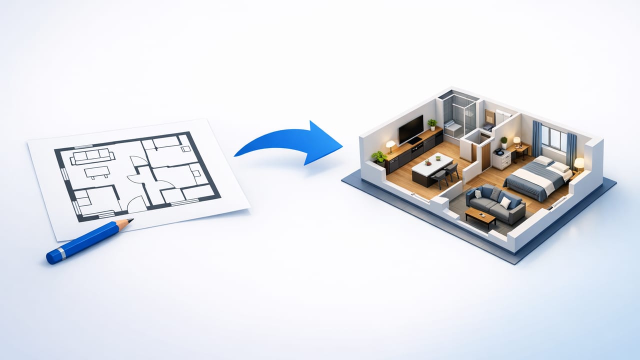 Floor Plan to 3D: A Room-by-Room Workflow for Better Remodels