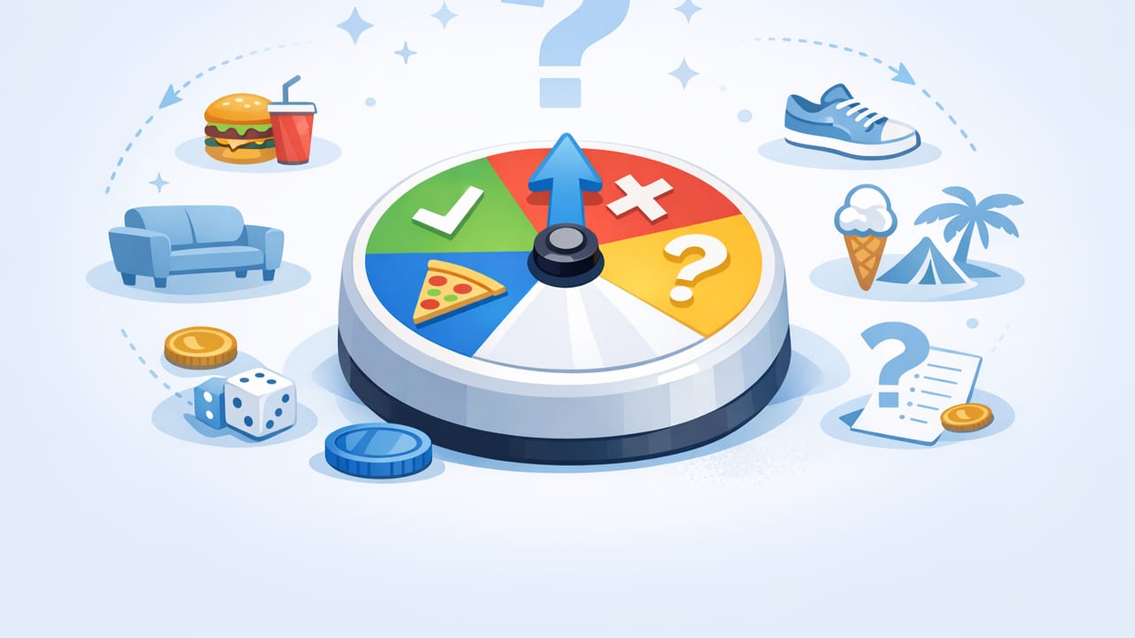 Cheap Decision Maker for Everyday Choices: Fast, Fair Options