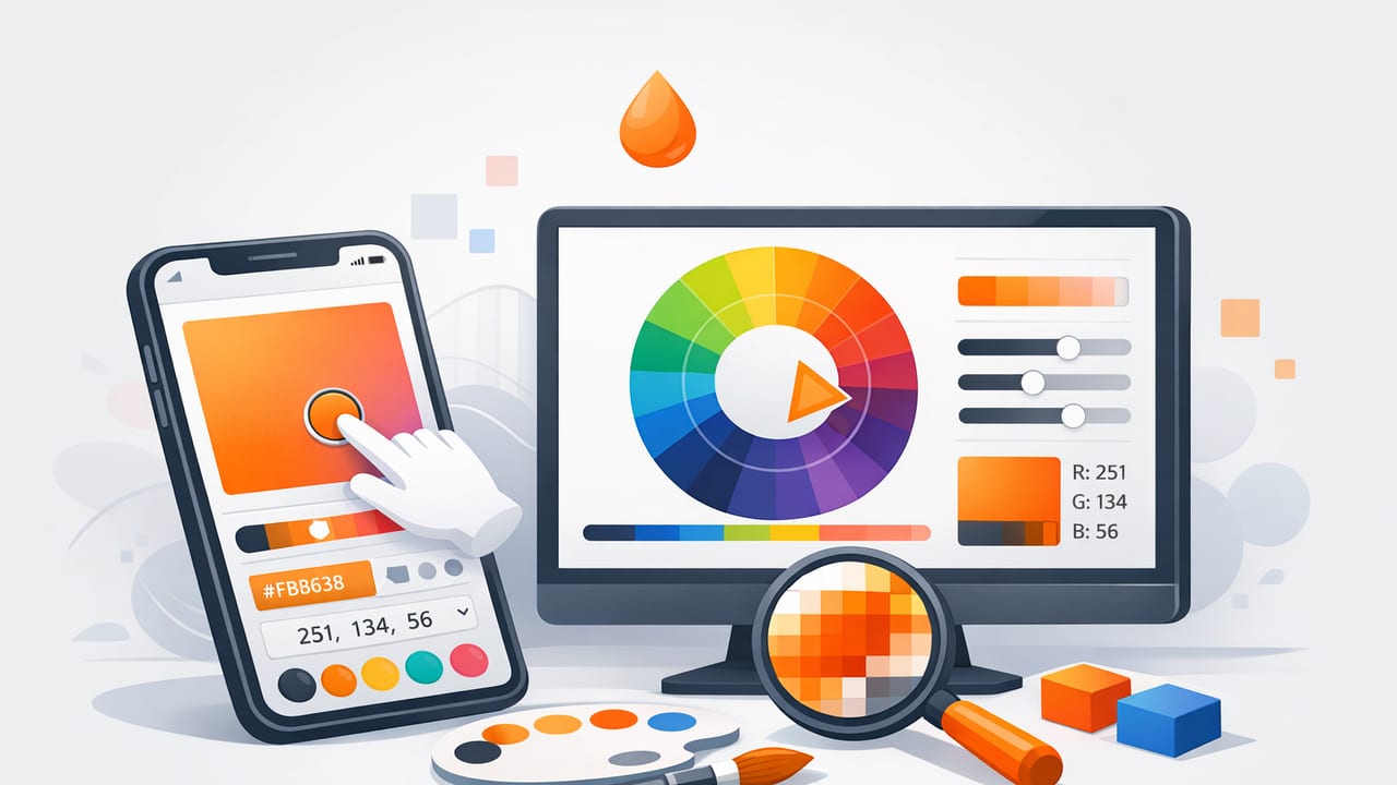 How to Get Accurate Colors From Photos Using a Color Picker App