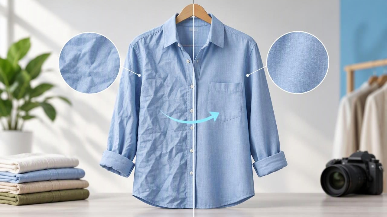 How to Unwrinkle Clothes in Photos Without Hiding Real Details