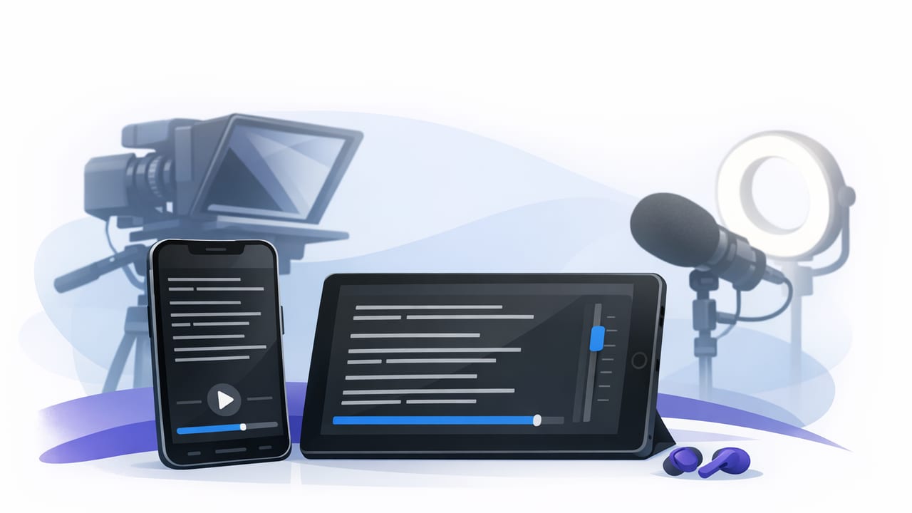 How to Use a Teleprompter App on iPhone for Better Videos