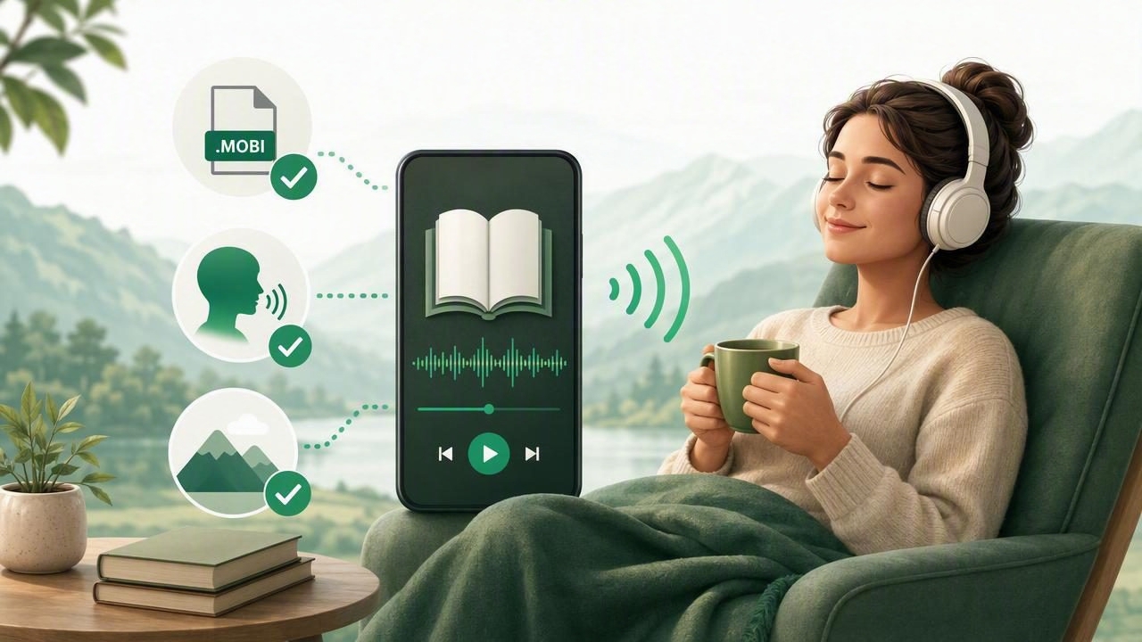 How to Choose a MOBI Reader App for Offline Book Listening