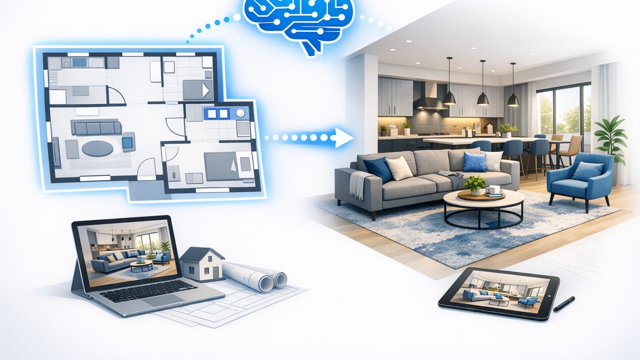 AI Home Redesign From a Floor Plan: Workflow for Accurate 3D Ideas