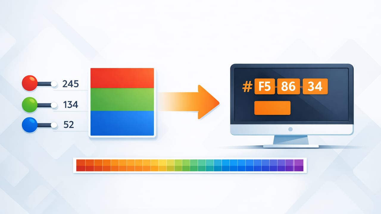 RGB to HEX Converter Guide: Accurate Color Values for Design