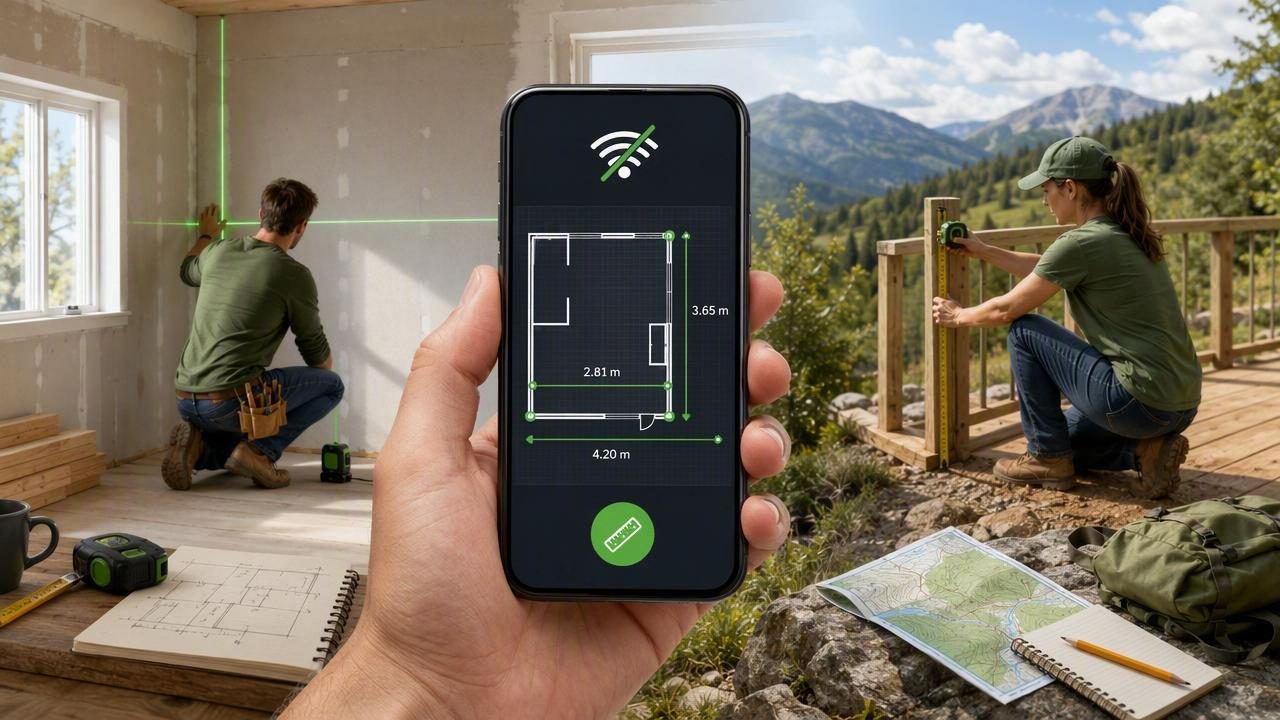 How an Offline Measuring App Helps With DIY Anywhere